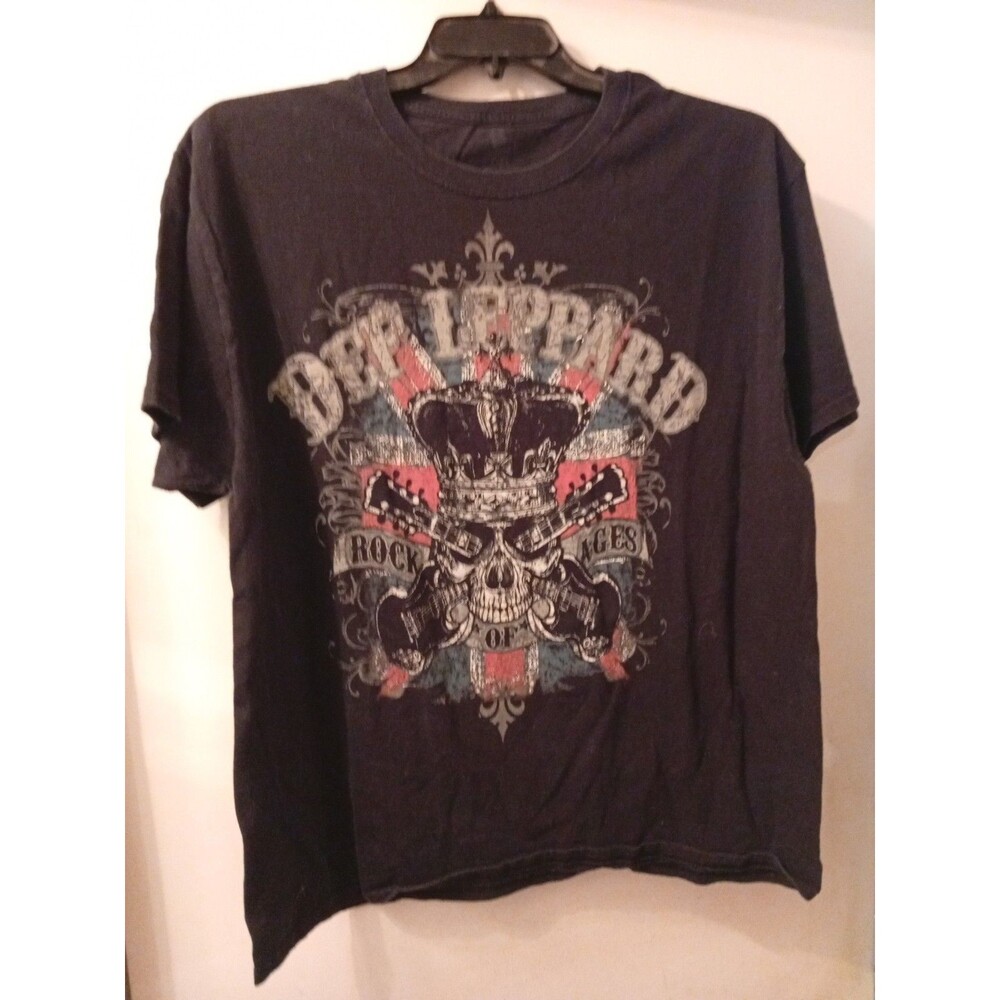 Def Leppard - “Rock Of Ages” Tour 2012 - Black Shirt - X-Large